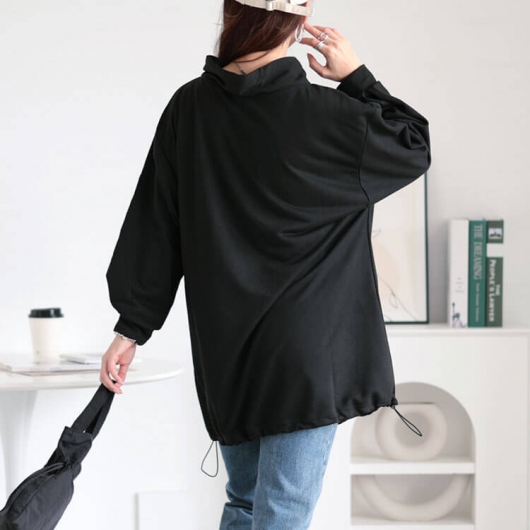 アルチビオ、zoyなど多数大量　12着 大きいサイズ レディース 裾ドロストフェイクフードプルオーバー bai