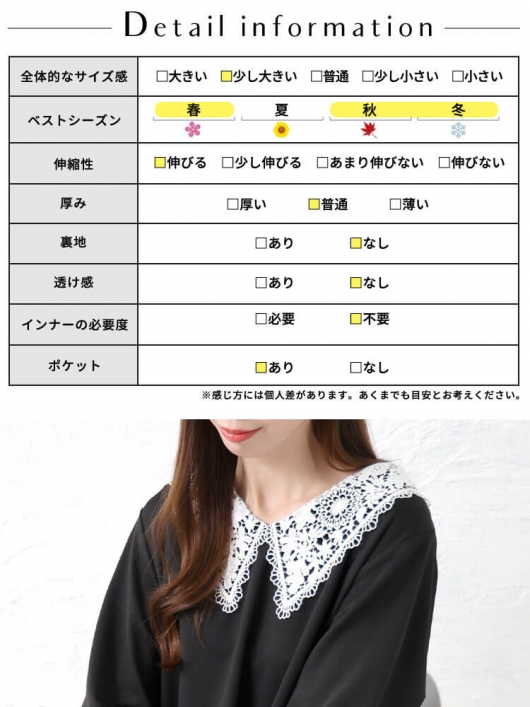 大きいサイズ レディース 襟レースマーメイドワンピース bro