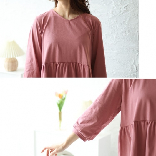 PLEATS PLEASE チュニック　春色サーモンピンク PLEATS PLEASE チュニック 春色サーモンピンク トップス