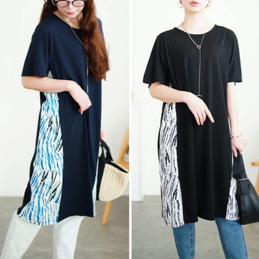 ⭐︎売り切りたい⭐︎ポンディシェリ　ワンピース ☑︎サイドラインパンツ ☑︎80-130 ☑︎¥1990 ☑︎ブルー