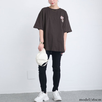 w 安い 半袖 3スト tシャツ