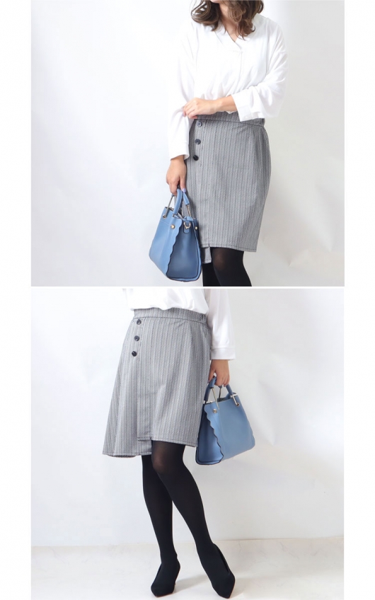 【新品タグ付き】ANGEL BLUE 160 スカート　希少　大人気 angelblue - エンジェルブルー デニムスカート ナカムラくん