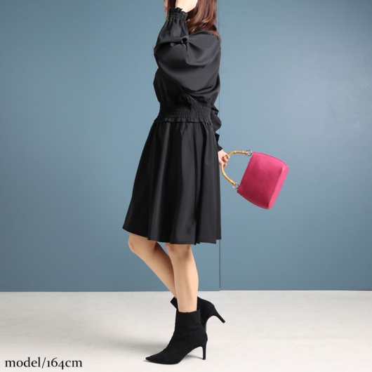 イベントセール】 大きいサイズ レディース スクエアレースワンピース