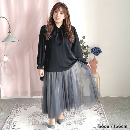 JAYRO｜金釦アシメネックボウタイブラウス | Rakuten Fashion