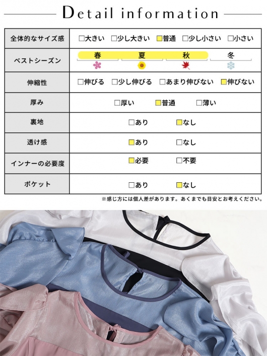 大きいサイズ レディース 袖フリルドッキングワンピース fem-448