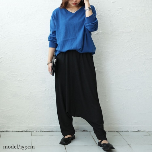 大きいサイズ レディース ハマーサルエルパンツ fem-452｜大きいサイズ