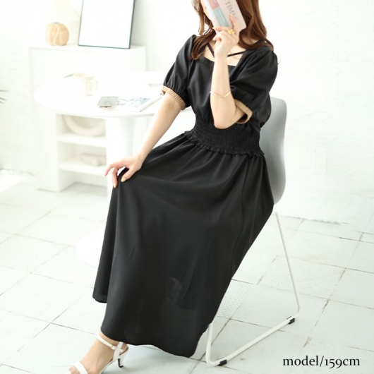 新春初売セール】 大きいサイズ レディース 配色クロスネック