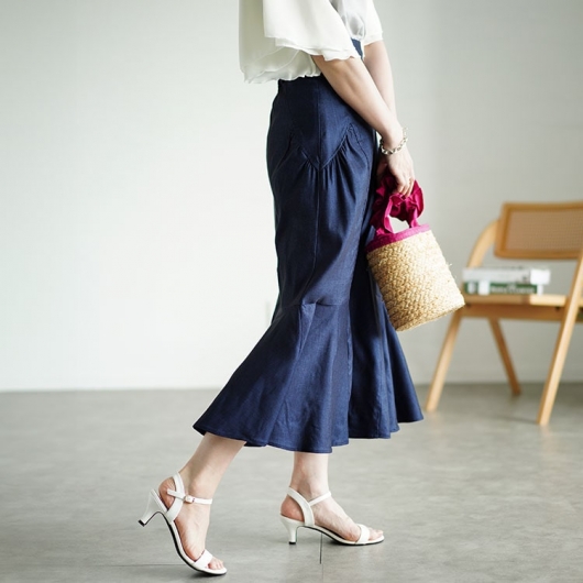 スカート m SOLOTEX® Eco-Hybrid ストレッチ プリーツスカート [全7色] – muta