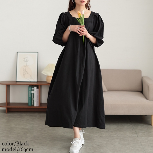 イベントセール】 大きいサイズ レディース コットンリネンスクエア