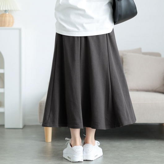 大きいサイズ レディース スウェットマーメイドスカート fem-553