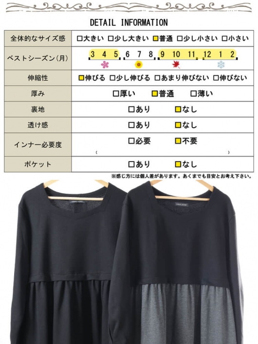 大きいサイズ レディース 袖口タックドッキングバルーンワンピース fem