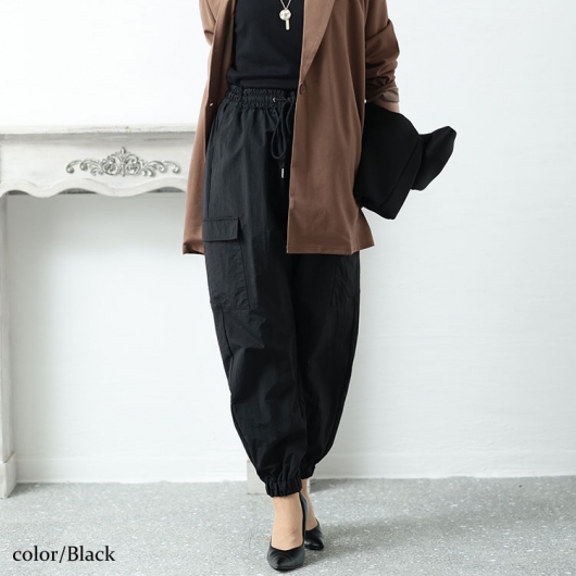 2024SS ジャスグリッティー ドロストカーゴパンツ 白 Sサイズ GO3693EW05942_1_l.jpg