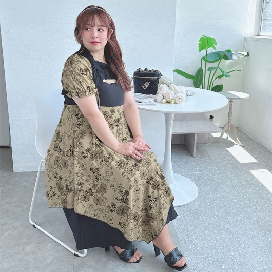 おしゃれ結び帯 ベージュゴールド XSサイズあり】袖取り外し可能♥ゴールドラメチュール