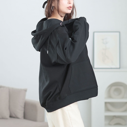 大きいサイズ レディース ロゴ入りジップアップパーカー goldy-1566