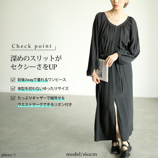 お袖が可愛い バルーン袖 カジュアル ワンピース 楽天市場】【洗える】2025春夏新作 レディース ワンピース