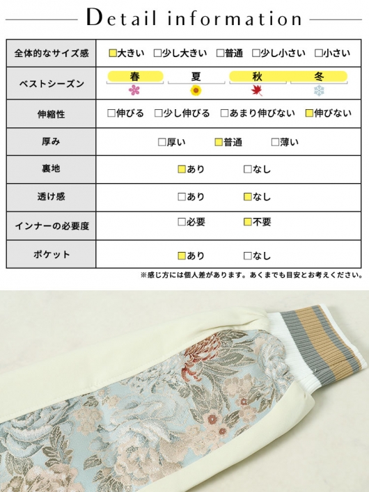 DAMA collection 　ベージュ（美品）切り替えデザインブルゾン Ada. ブルゾン ジャンバー 「春先におすすめ」配色 2ライン Y2K