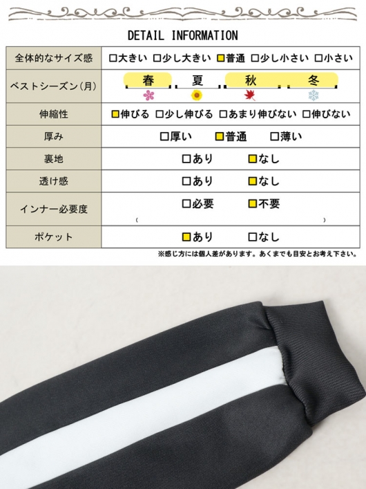 大きいサイズ レディース 裏起毛袖ラインジップアップパーカー