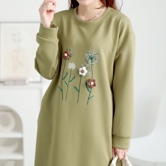 イベントセール】 大きいサイズ レディース 裾レースフラワーモチーフ