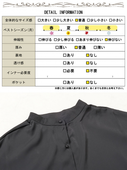 大きいサイズ レディース バンドカラーシャツワンピース goldy