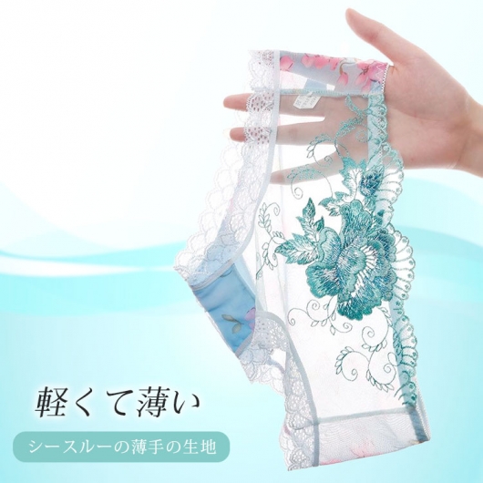 大きいサイズLL-3L相当　花柄シースルーショーツ 大きいサイズLL-3L XL-XXL相当 花柄シースルーショーツ3枚