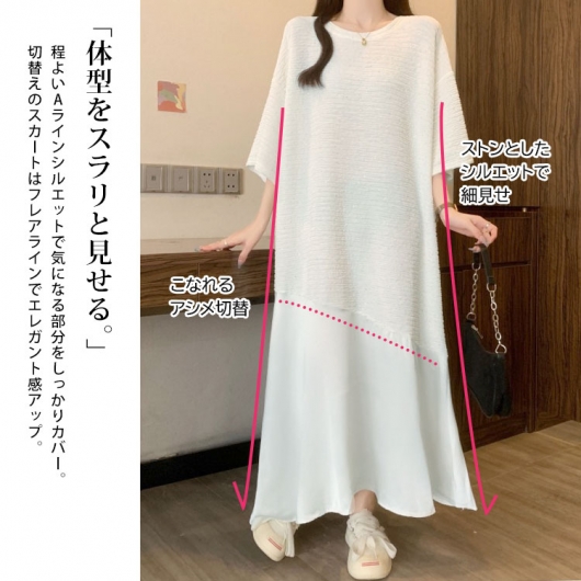 ODE(オッド)★ ゴールドボタンAラインワンピース ニットワンピース Aライン 全6色[品番：JSFW0014088]｜JS