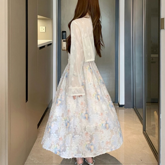 未使用☆DaisyLin'24ライトベージュワンピース￥95,700 クラシカル 美