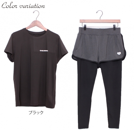 大きいサイズ レディース スポーツウェアセットアップ goldy-481