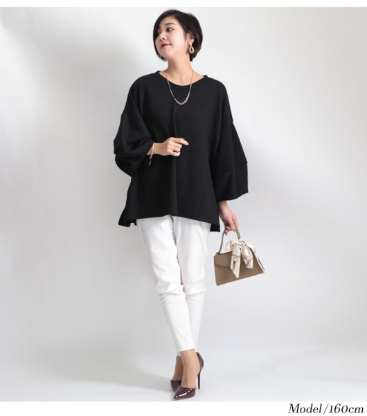 大きいサイズ レディース カットボール×チェーン2連ネックレス humio