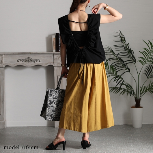 イベントセール】 大きいサイズ レディース バックオープン