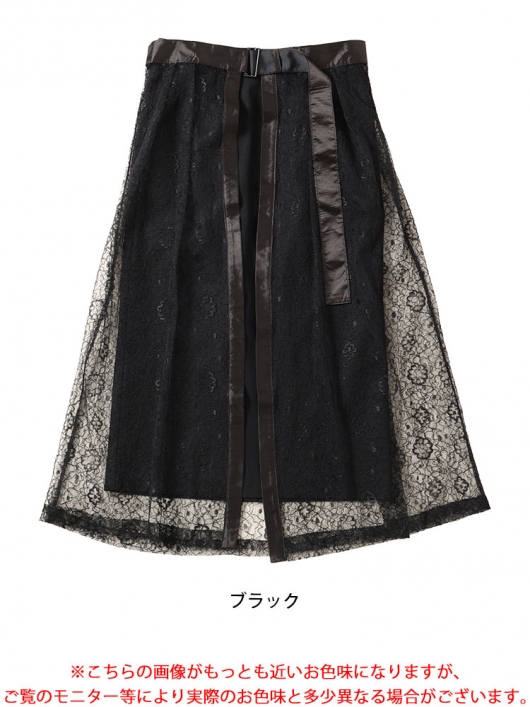 CHANEL レース フレアスカート 34 CHANEL レース フレアスカート 34