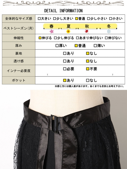 大きいサイズ レディース タイト＆レースフレアレイヤード