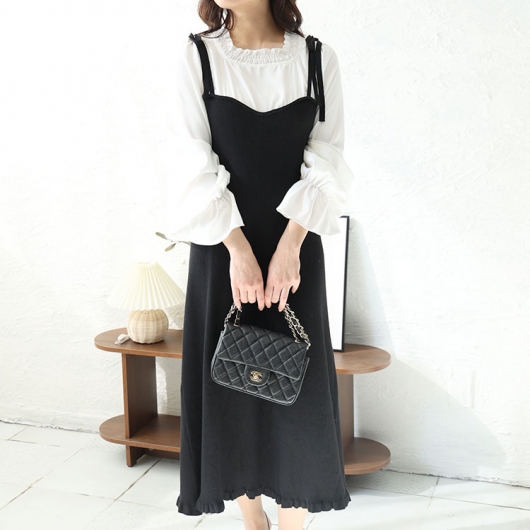 【♡】3way フリルブラウス付きキャミワンピース ♡様専用】3way フリルブラウス付きキャミワンピース