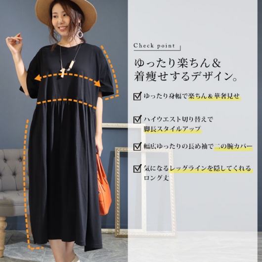 楽天市場】☆960円OFFクーポン☆ ワンピース Tシャツワンピース