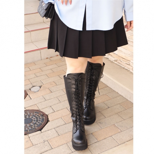 Laguagem OVER ハイシューズロングブーツ LAGUA GEM（ラグアジェム）の「OVER HI シューズ（ブーツ）」 - WEAR