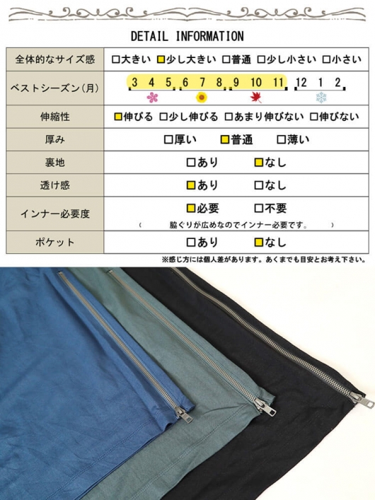 大きいサイズ レディース 接触冷感＆UVカット＆吸湿速乾サイド