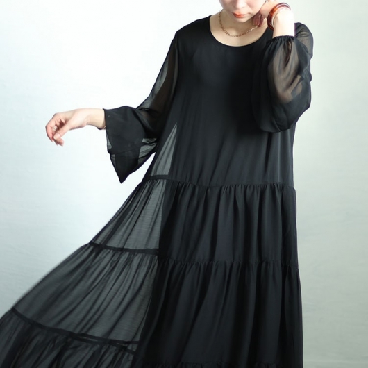 13万✨フォクシー ジャガードティアードワンピース フレア ロング ミント40 m36305940879_1.jpg?1754381434