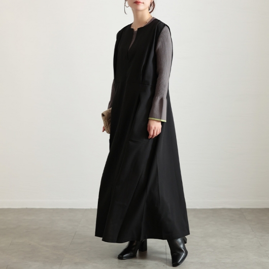 イベントセール】 大きいサイズ レディース ウエストタックフレア