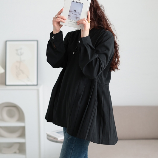 【美品　サイズ3】プリーツプリーズ　チュニック ネイビー　加工 美品 サイズ3】プリーツプリーズ チュニック ネイビー 加工