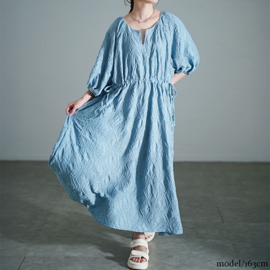 ワンピース maru 大きいサイズ 肩レース使いニットミニワンピース marun 通販