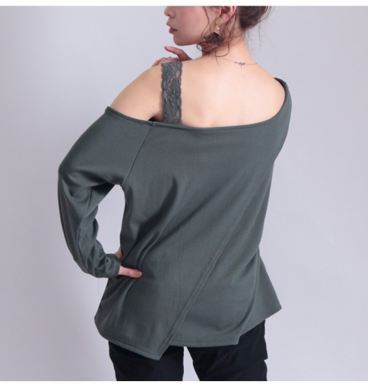 イベントセール】 大きいサイズ レディース レース使いワンショルダー