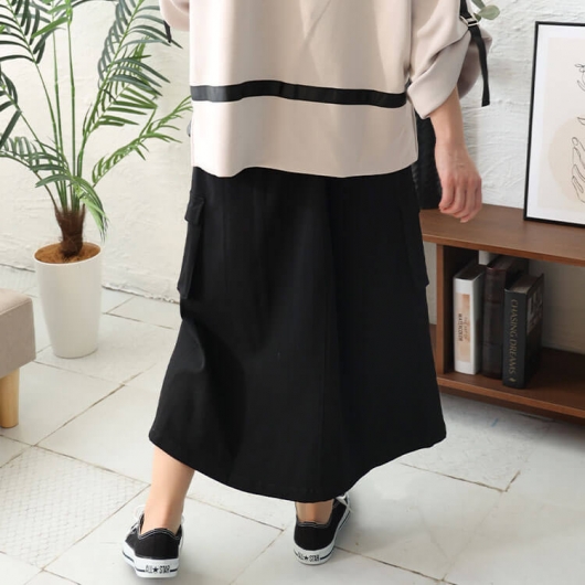 大きいサイズ レディース ストレッチツイルカーゴスカート maru 大きいサイズ レディース ストレッチツイルカーゴスカート maru