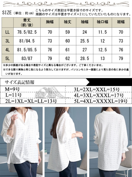 大きいサイズ レディース ストレッチレースドルマンブラウス