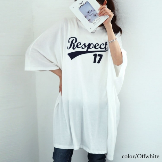 4185新品⭐️LL＊カラフルロゴが可愛いTシャツチュニック大きいサイズ 楽天市場】ロング丈 Tシャツ（チュニック｜レディース