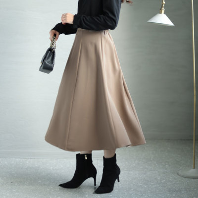 大きいサイズ レディース フレアロングスカート mnb-812108r｜大きい
