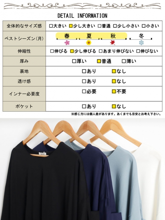 サイズ感 930set