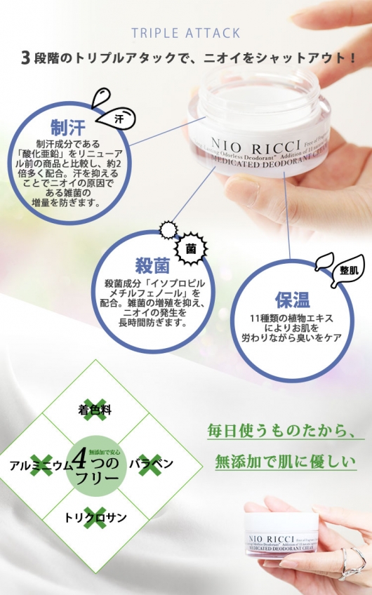 イベントセール】 1日中匂わせない！ 驚きの密着力！【医薬部外品