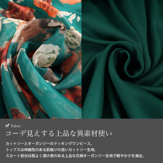 新品タグ付きシーフォリーワンサイズオレンジカバーアップ