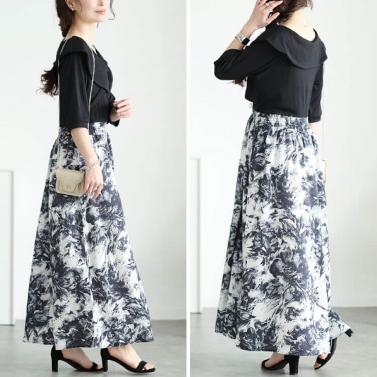 ☆みたん☆トッカ　130 ワンピース　ドッキング ZUCCa / ドッキングスムース / ワンピース(M black(26)): ZUCCa