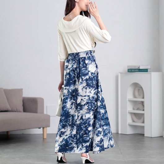 大きいサイズ レディース ツイスト襟異素材ドッキングワンピース nw