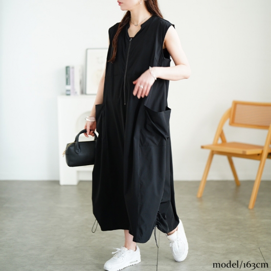 JAYRO｜リブナイロンノースリーブワンピース | Rakuten Fashion